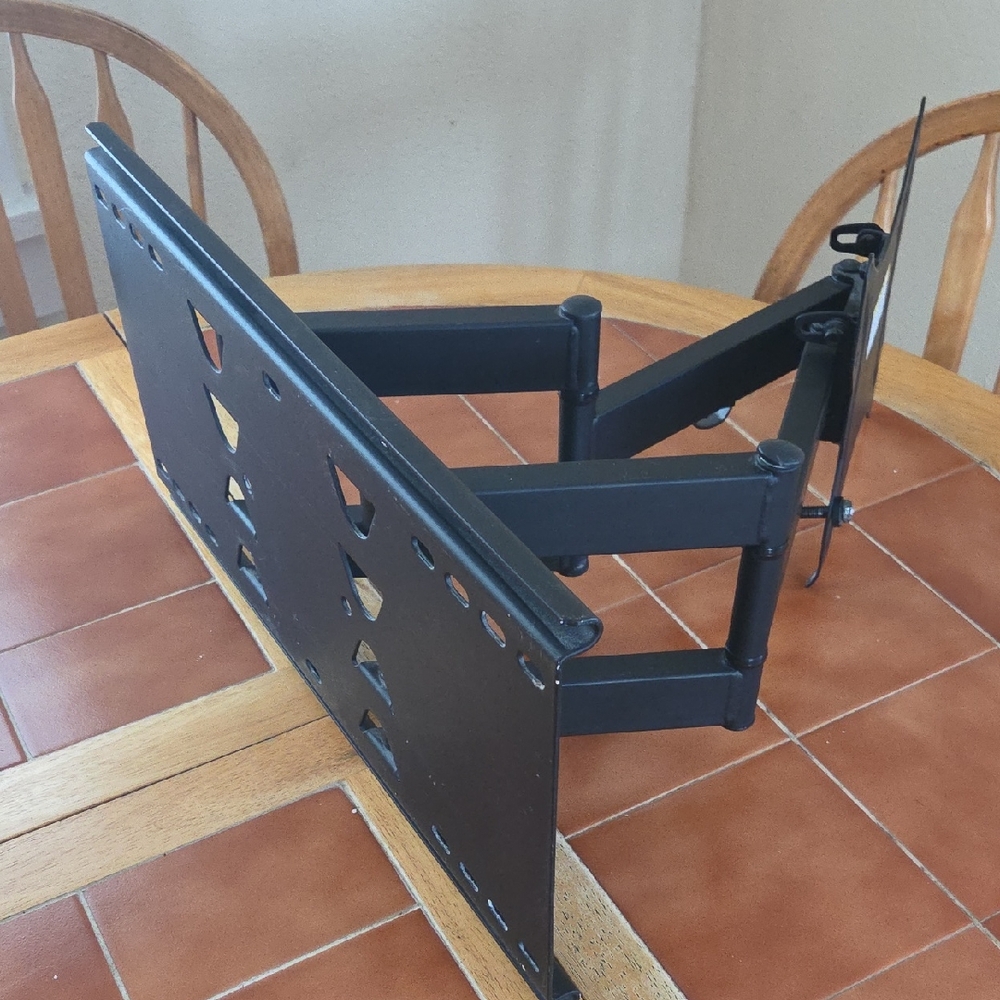 Adjustable 37"-80" Full Motion Black Wall Mount